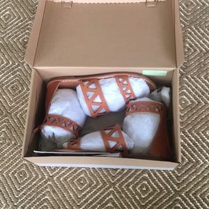 New Soludos Leather Sunburst Sandal 8